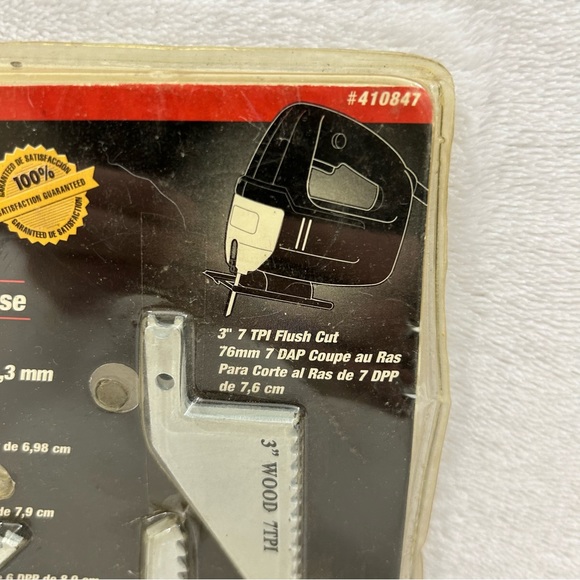 Team Mechanix 30pc Jigsaw Blade Tool Set Wood Metal #410847 BONUS Storage Pouch - Picture 6 of 8